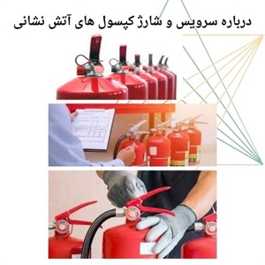 نکاتی درباره سرویس و شارژ کپسول آتش نشانی فوری